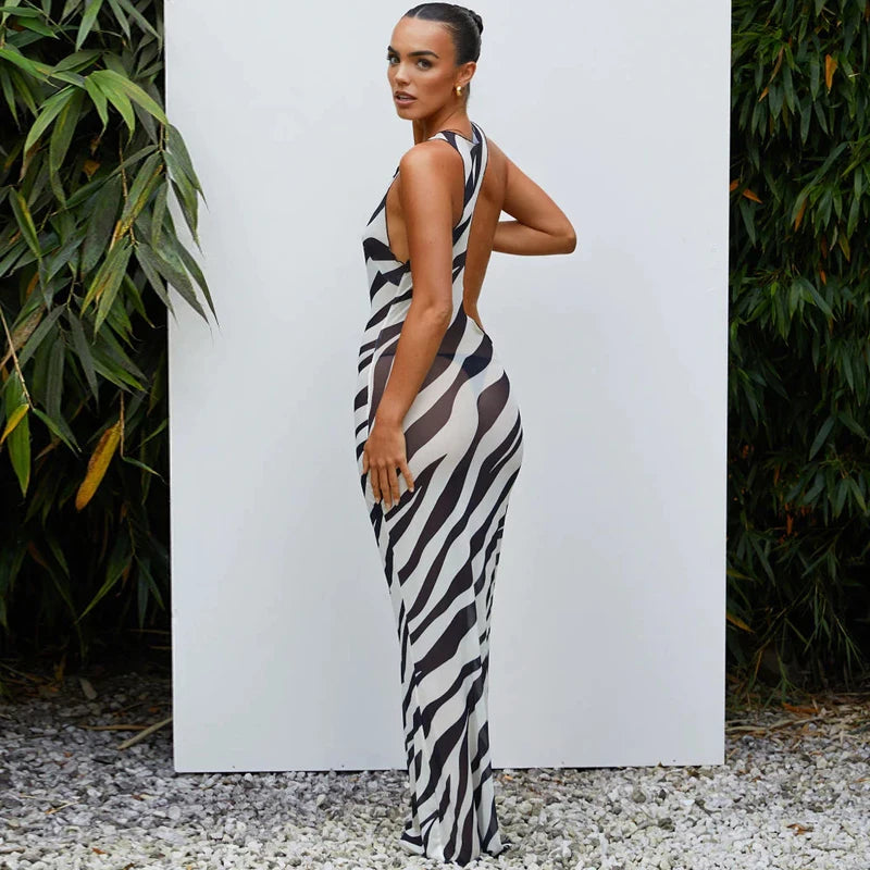 ZEBRA BEACH Kleid